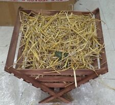 Arte presepiale Salomone culla mangiatoia gusù bambino legno artigianato napoli