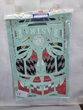 KYOSHO ADESIVI ORIGINALI CARROZZERIA VAUXHALL ASTRA (OPEL) SCALA 1/10 DEAGOSTINI