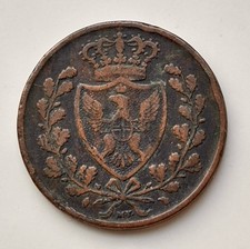 Italia 5 Centesimi 1826 Carlo
