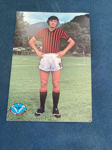 Cartolina calcio squadra milan - cartolina,