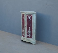 Angoliera laccata mobile ad angolo dipinto a due ante, '900!