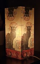 Lampada da tavolo gatto nero