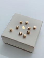 Dodo Simboli Cubetti letterine CARPE DIEM Oro Rosa. Collana vendibile a parte.