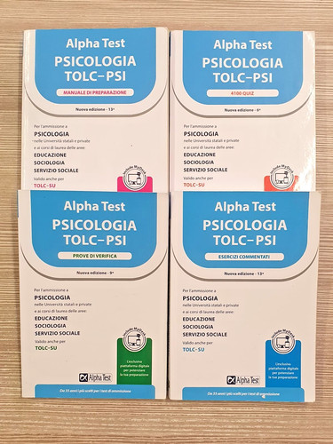 Alpha test psicologia tolc - psicologia, tolc-psi