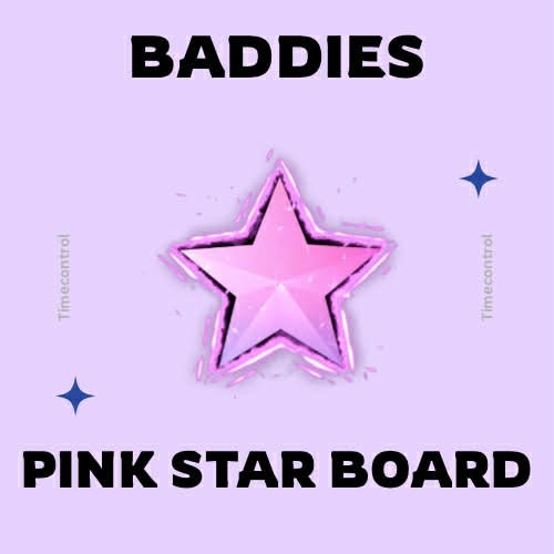 Tavola stella rosa baddies - tavola, |