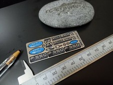 Ford f350 logo scale Emblems Tamiya 1/10 axial trx rc4wd crawler scaler. 