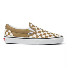 Vans Checkerboard Classic Slip-On Bronze Age Lurex Sparkle/True White VN0A33TB9E