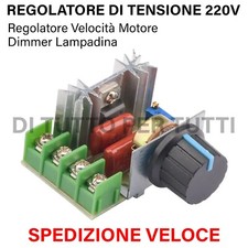 Regolatore di tensione 220V 10A SCR Regolatore di velocità motore dimmer luce