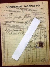 FATTURA 1937 da VINCENZO