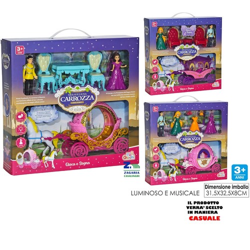 Carrozza magica luminosa - luminosa, e