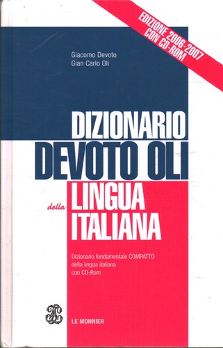 Dizionario devoto oli della - dizionario,