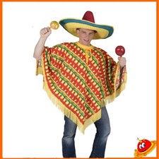 Costume Uomo Poncho Messicano