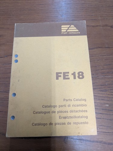 Catalogo ricambi escavatore