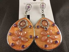 Orecchini Donna Goccia Metallo