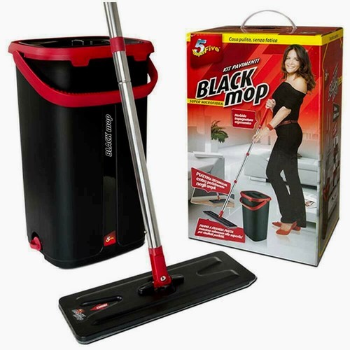 Superfive black mop kit - superfive,