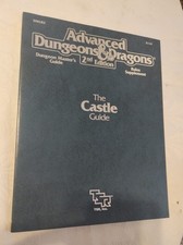 Dungeons  Dragons Advanced  THE CASTLE GUIDE TSR 2114 ENG VINTAGE  DMGR 2