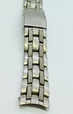 BRACCIALE CINTURINO TITANIO VINTAGE PER OROLOGIO SECTOR 950 CHRONO 7750 ESTREMITÀ CURVE