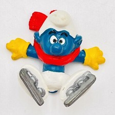 Puffi pattinatore su ghiaccio