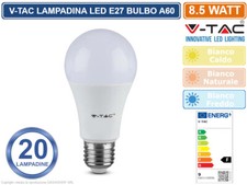 20 LAMPADINE LED V-TAC VT-2099