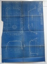 FIAT LOTTO 23 DISEGNI TECNICI CIANOGRAFIE MOTORE 108C PER FIAT 508 C BALILLA (1)