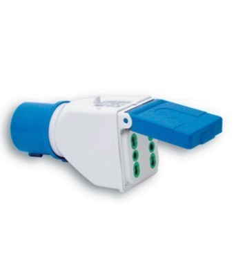 Adattatore presa industriale - presa,