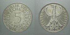 Germania 5 Marchi 1951 J