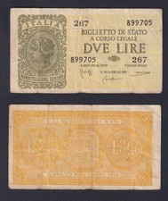 Banconota Italia 2 lire