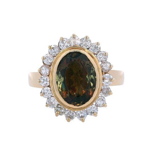 Anello oro giallo - 18, carati