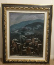 quadro astratto dipinto a mano