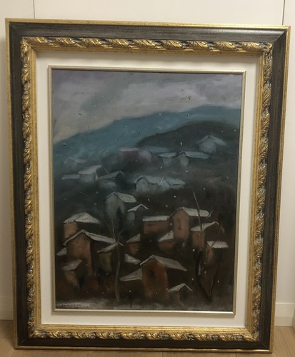 Quadro astratto dipinto mano - dipinto, a