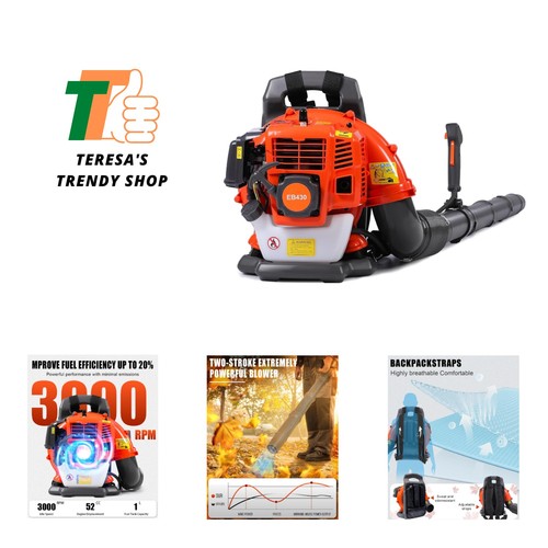 Soffiatore foglie zaino - foglie, 52cc