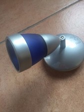 LAMPADA PARETE APPLIQUE MODERNO satinato  VINTAGE BAGNO SPECCHIO blu