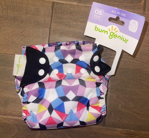 Bumgenius purple geometric - purple,