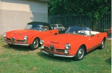 ALFA ROMEO 2000 E 2600 SPYDER TOURING CARTOLINA - 188