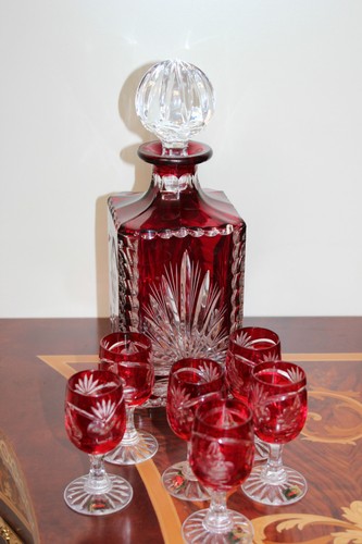 Set liquore cristallo - set,