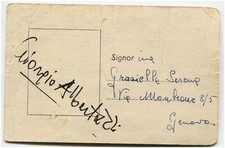 TESSERA SCUOLA ARTE DRAMMATICA ERMETE ZACCONI GENOVA, 1956, AUTOGRAFO ALBERTAZZI