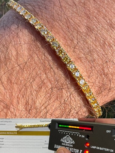 Bracciale tennis moissanite - bracciale,