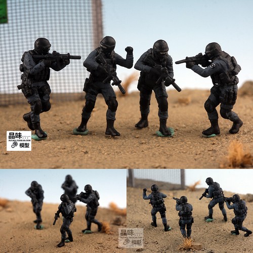Gruppo persone swat - gruppo,