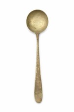 Vecchio mestolo in ottone–