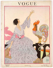 HELEN DRYDEN Charlie Chaplin CAPRONI PLANE Red Cross ROCKEFELLER Vogue July 1918