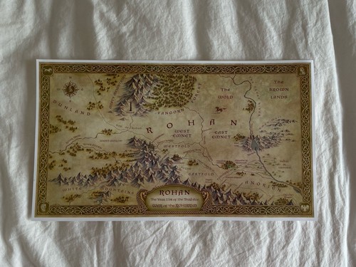 Poster mappa signore degli - poster,