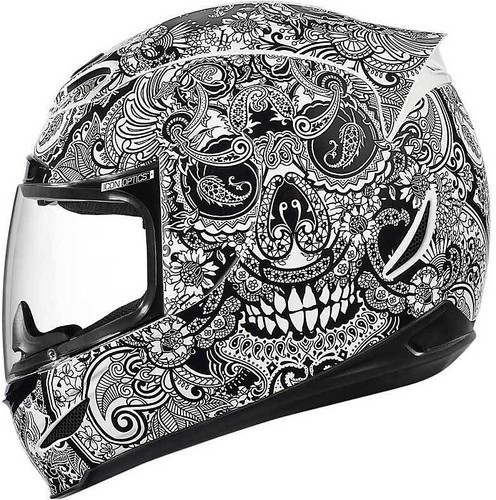 Casco moto integrale - casco, fibra