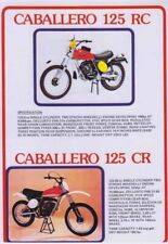 depliant, brochure-MOTO FANTIC MOTOR CABALLERO 125 RC -CR -MOTOITALIANE    EPOCA