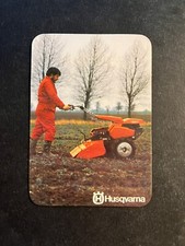 vintage pocket calendar 1989 advertising husqvarna machine chainsaws #1890