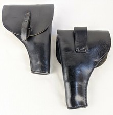 Portapistola Beretta 92/99 Fondina Carabinieri Pelle nera ORIGINALE Cinturone