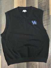 Gilet maglione nero casual Cutter & Buck uomo taglia large UK