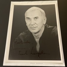 Frank Langella Tony/Emmy/GoldenGlobe vincitore: foto celebrità firmata 8x10 in/KSK