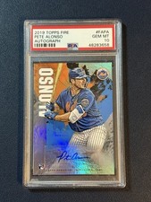 2019 Topps Fire Pete Alonso