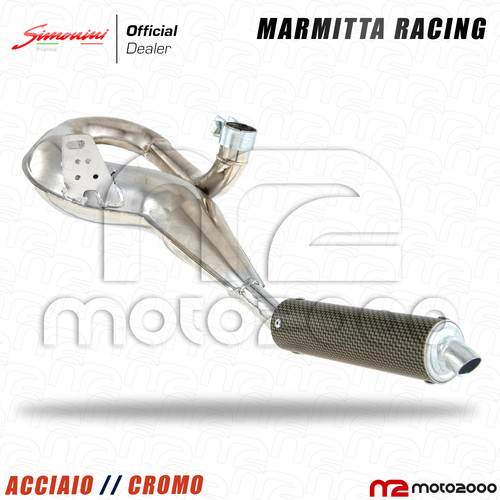 Marmitta scarico cromata - scarico,