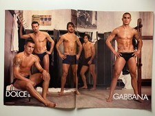 PUBLICITE 2006 - DOLCE & GABBANA - ITALIE - GATTUSO CANNAVARO PIRLO ZAMBROTTA